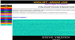 Desktop Screenshot of hey-arnold.com